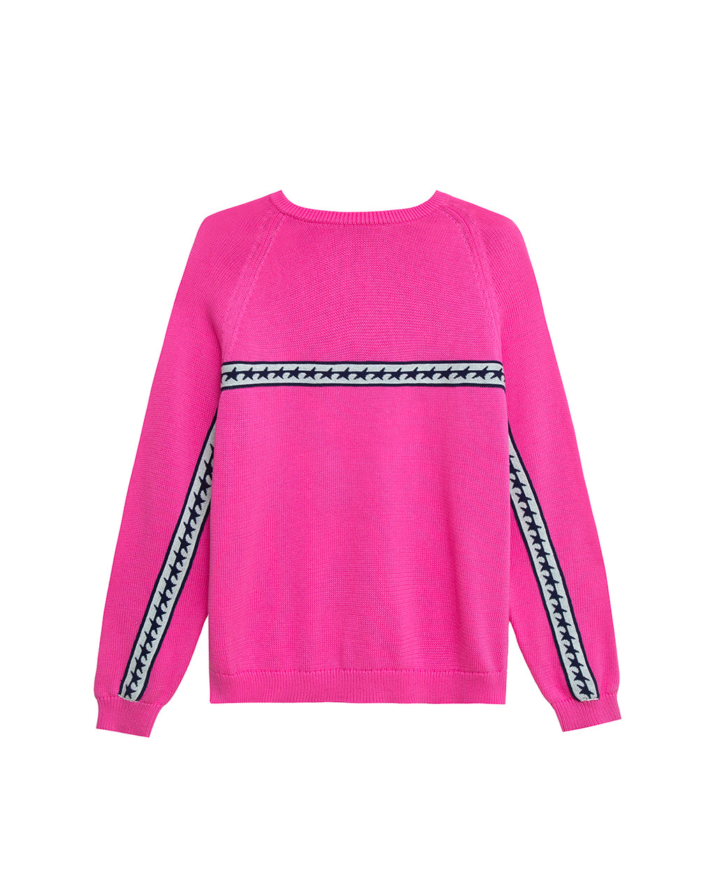 Starline Knit Pink Crewneck – back view