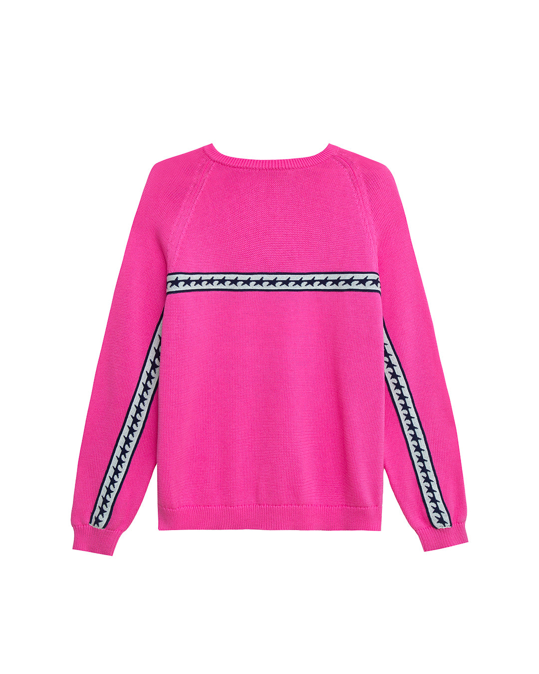 Starline Knit Pink Crewneck – back view