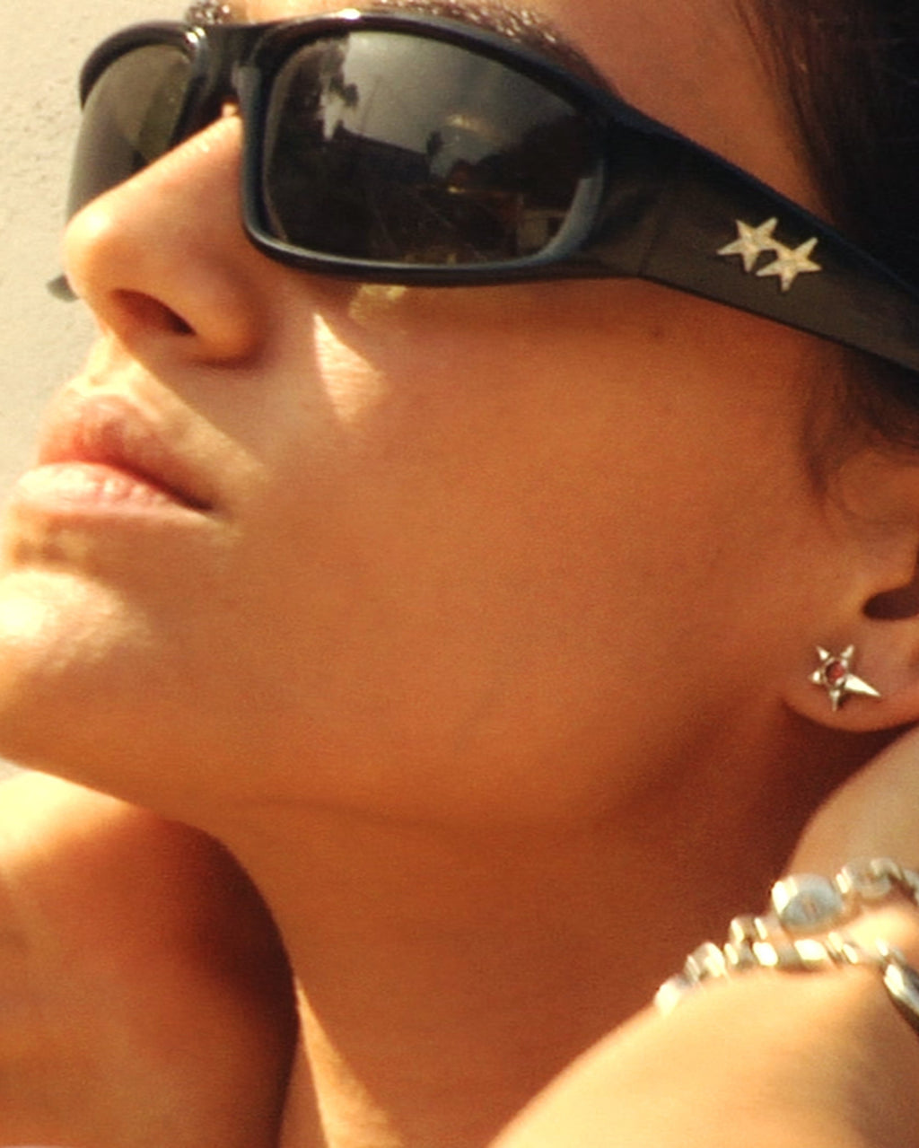 Red Stone Studs