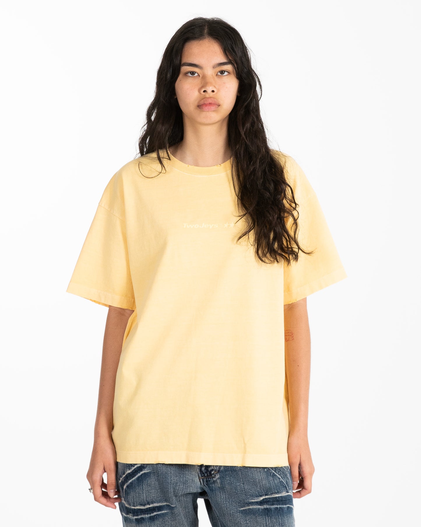Icon Washed Yellow T-Shirt