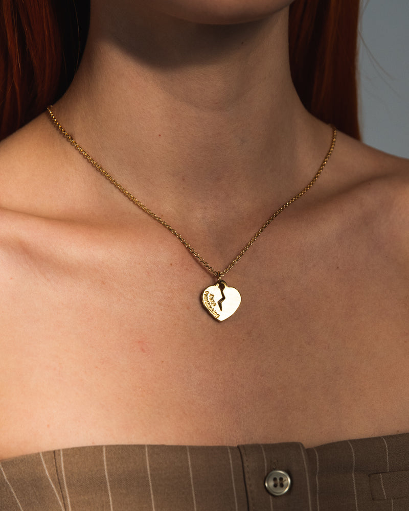 Always Overthinking Necklace oro