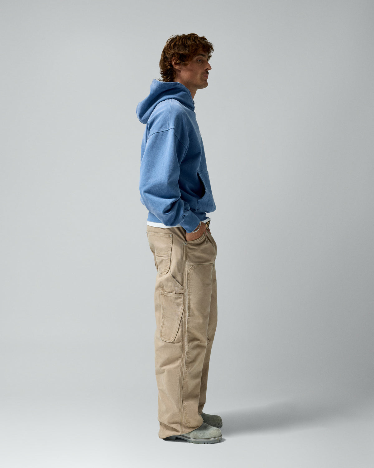 Icon Hoodie Pigment Marine Blue