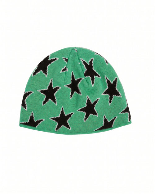 All-Over Green Beanie