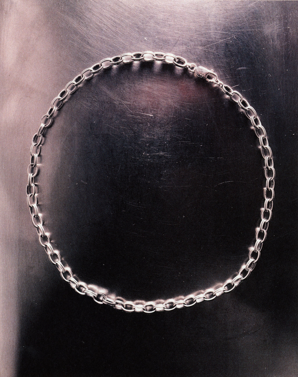 Mini Monogram Icon Link Necklace