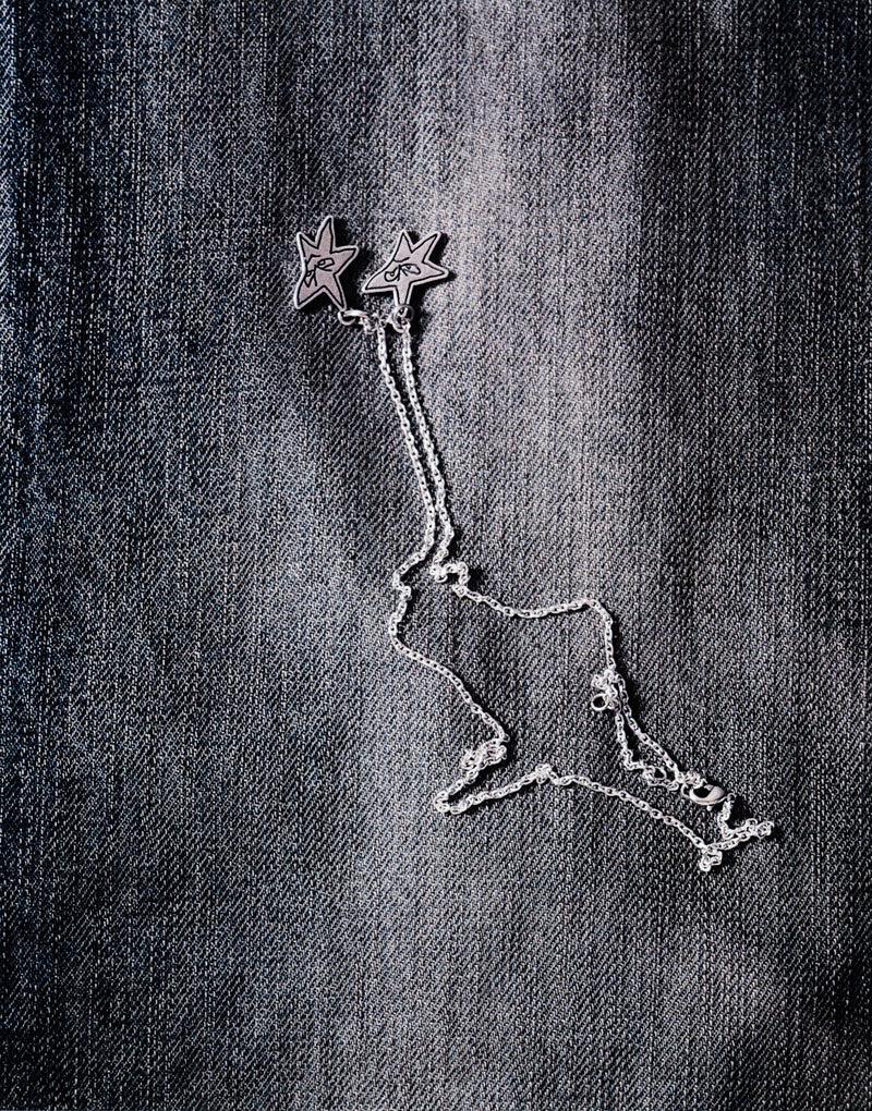 Sketchy Stars Necklace