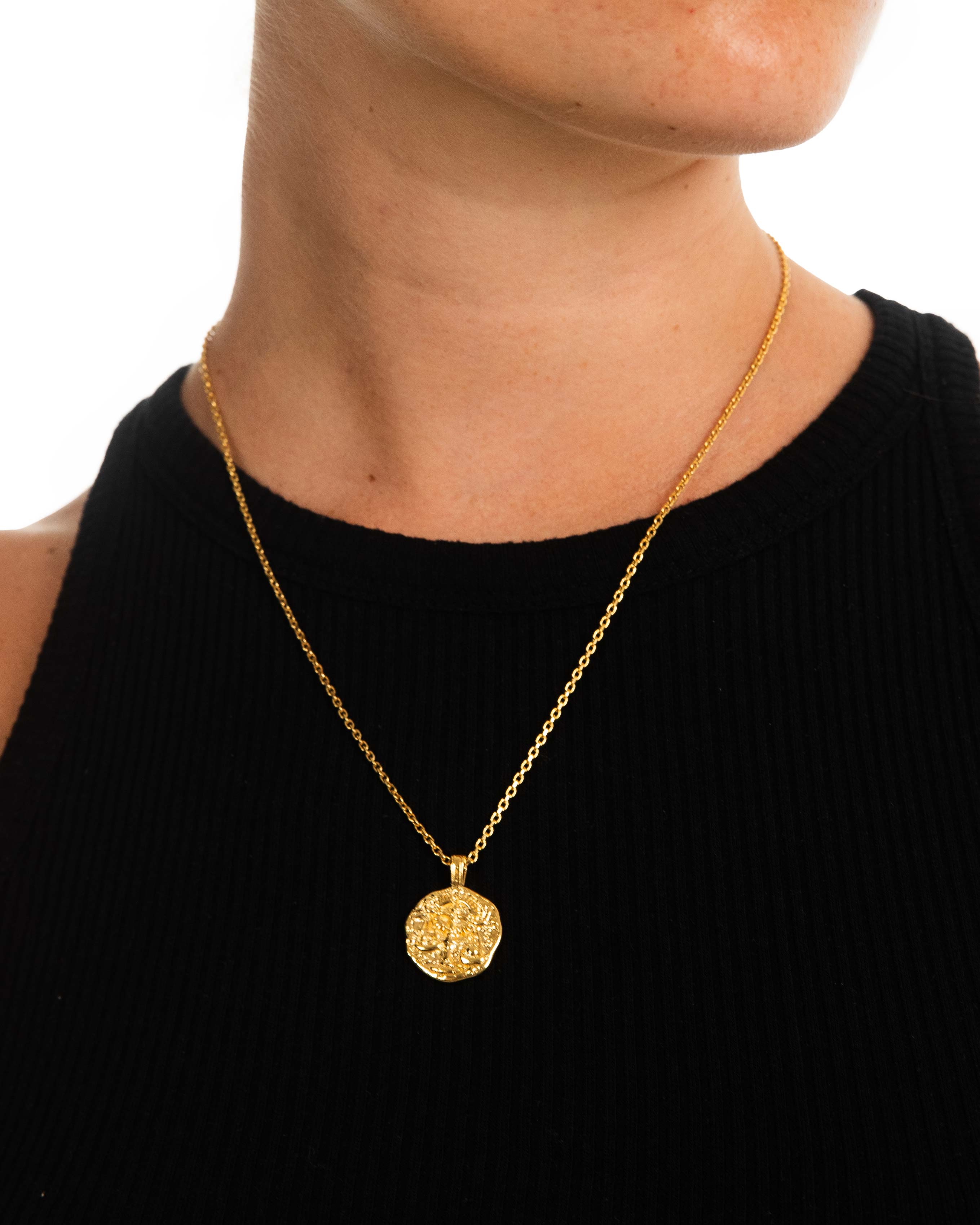 Libra on sale coin necklace