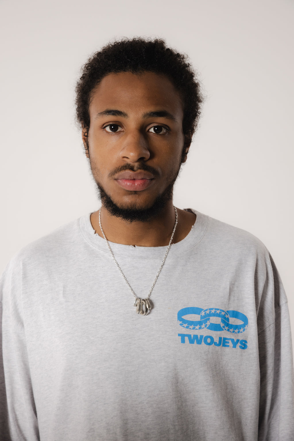 Melange Icon Chain Long Sleeve Tee