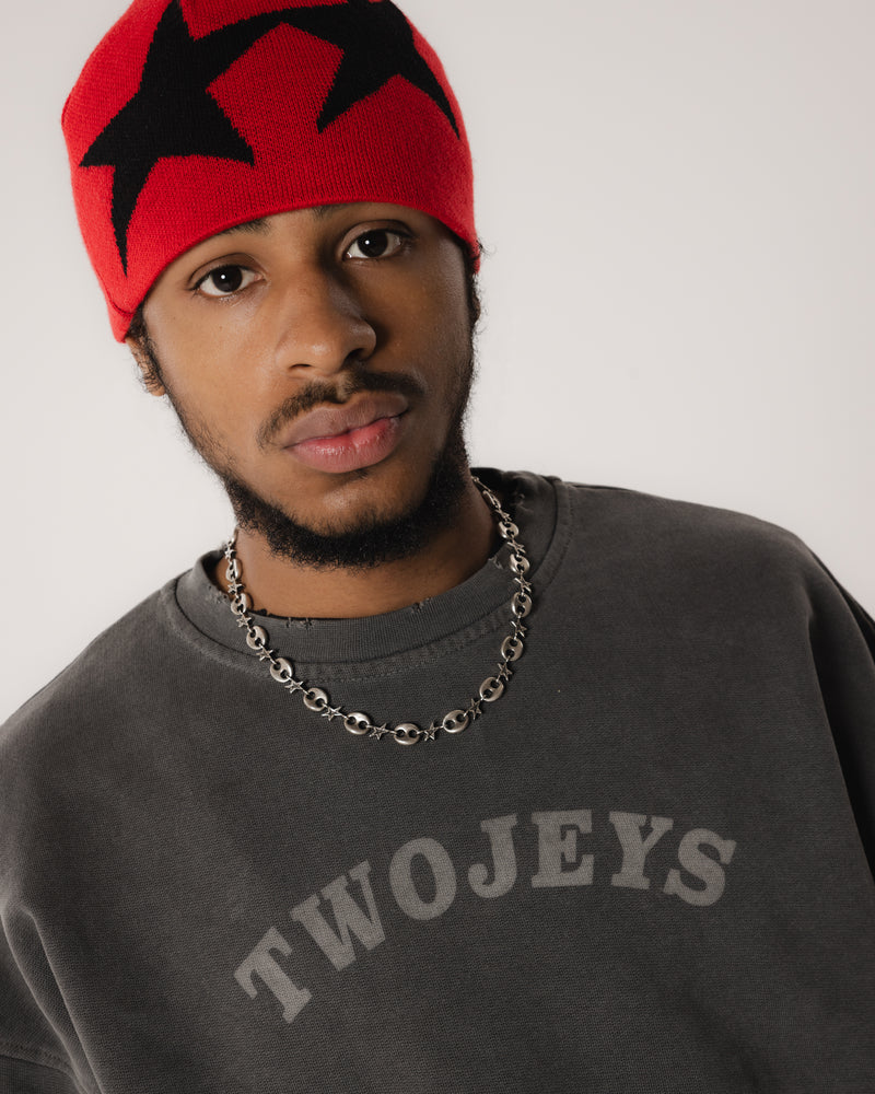 Reversible Icon Camo/Red Beanie