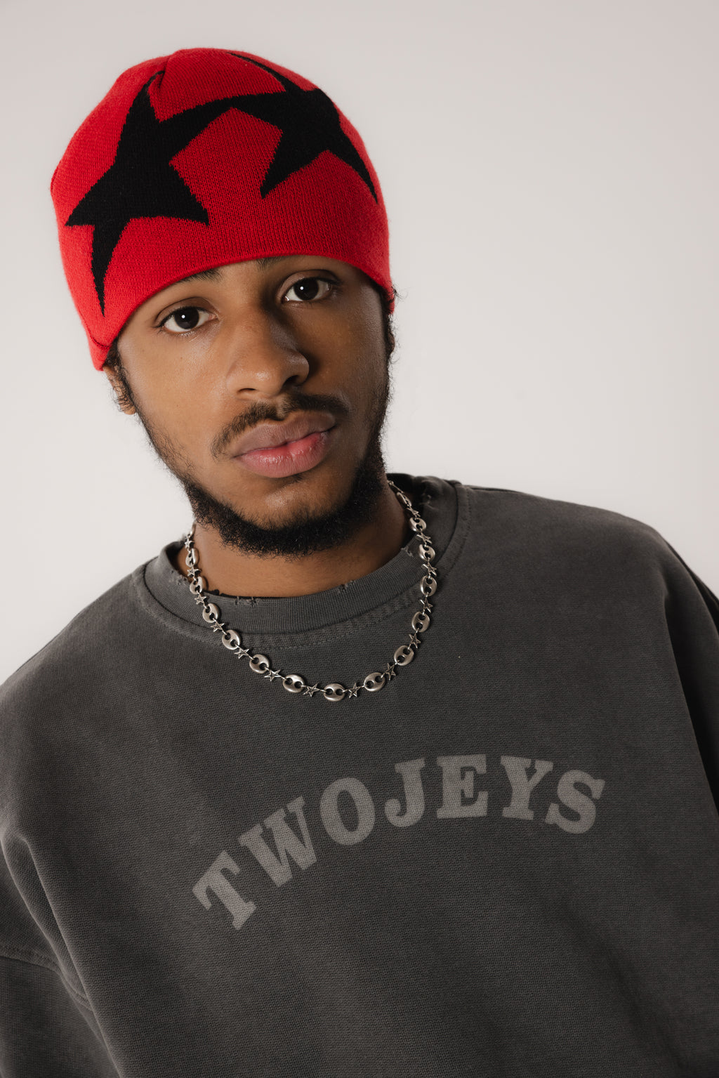 Reversible Icon Camo/Red Beanie