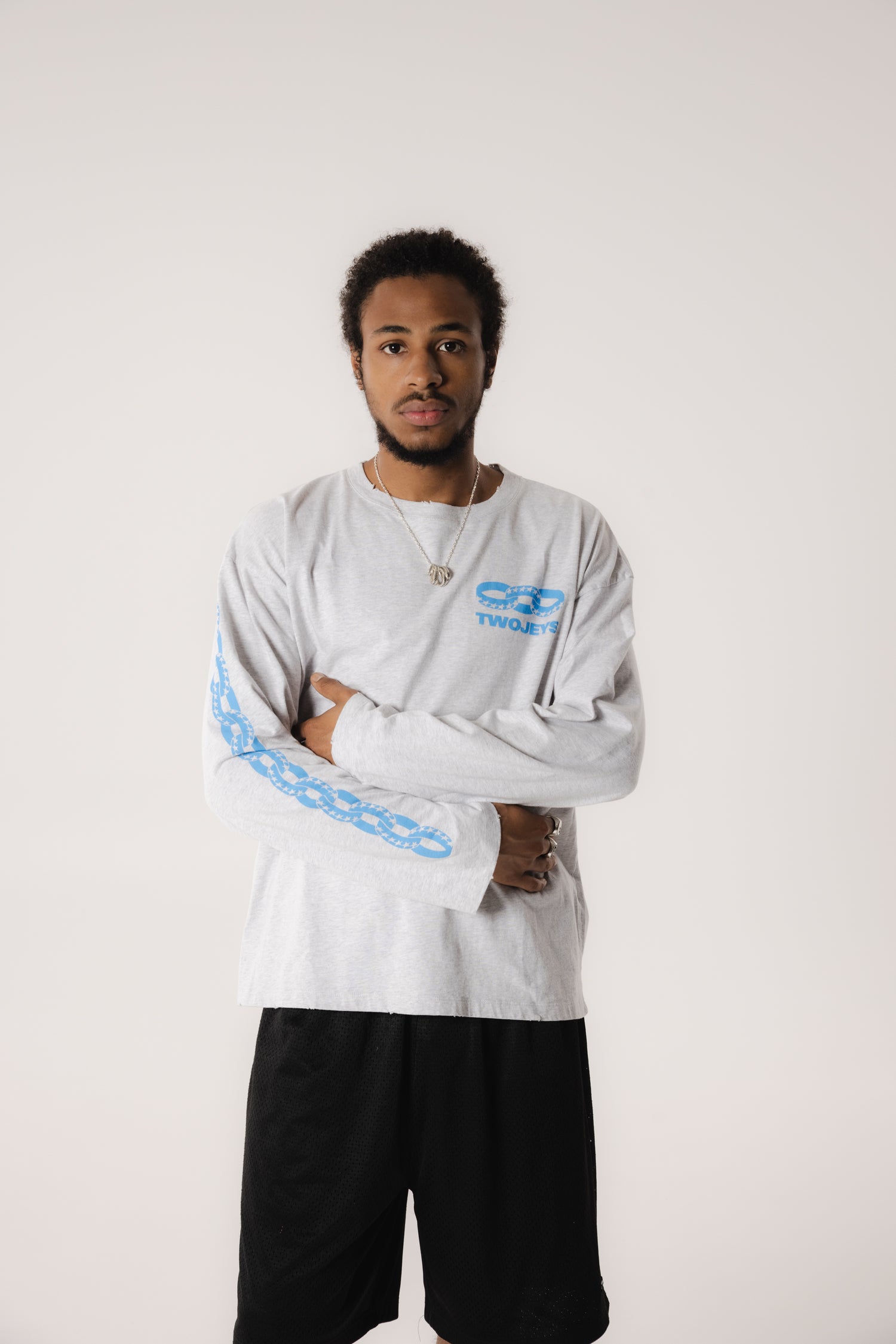 Melange Icon Chain Long Sleeve Tee