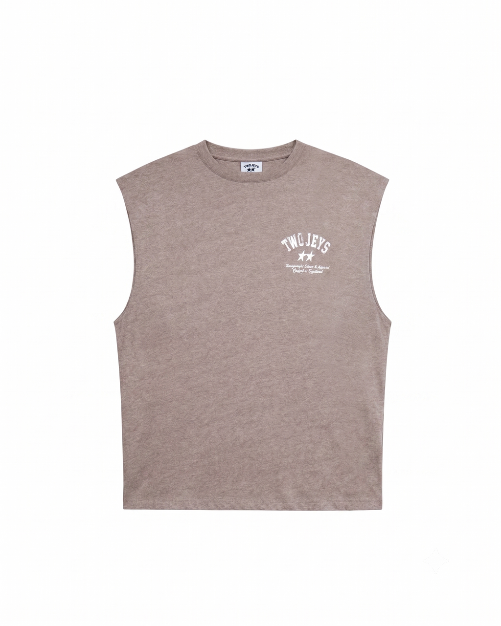 Basic TwoJeys dirty brown Sleeveless