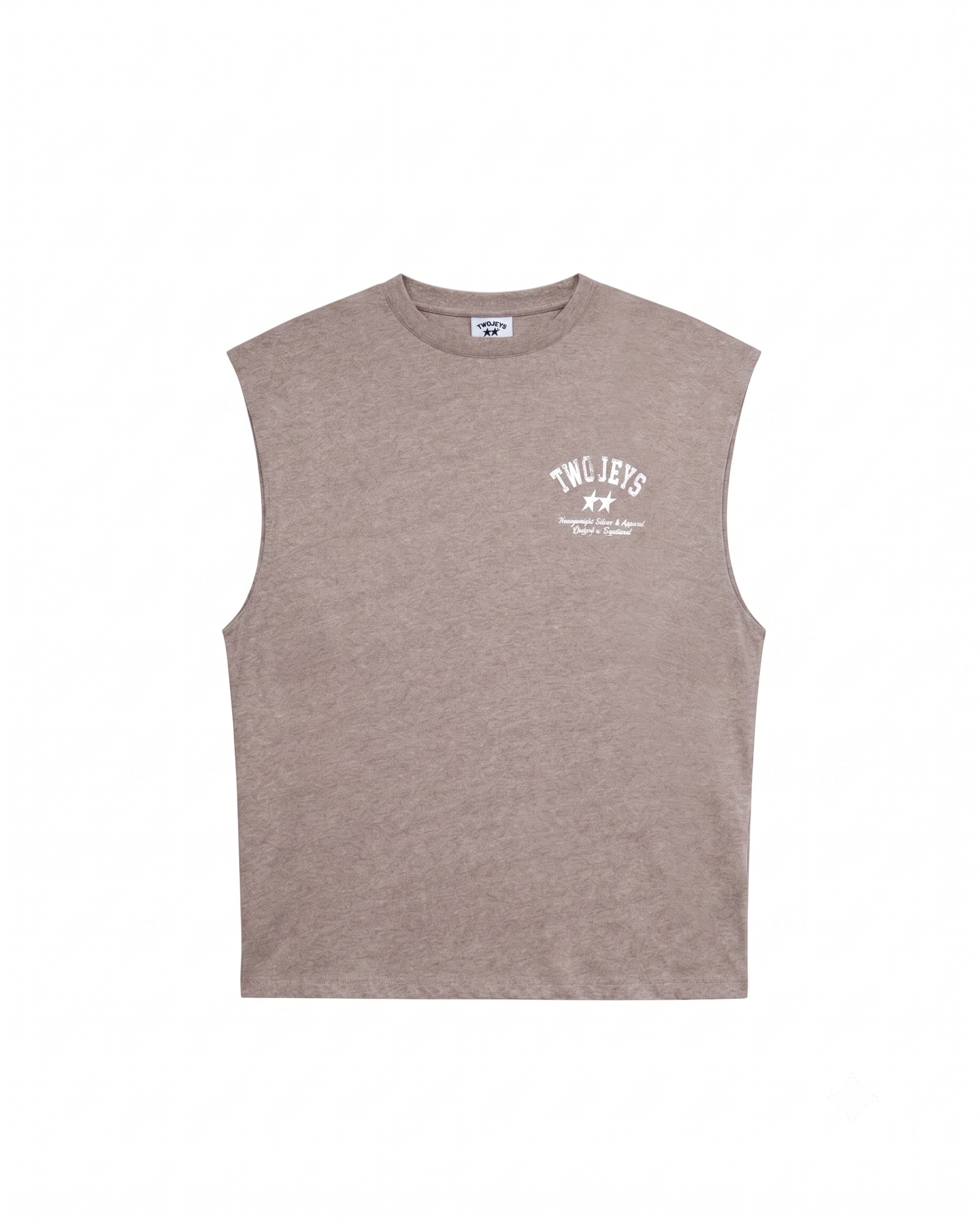 Basic TwoJeys dirty brown Sleeveless