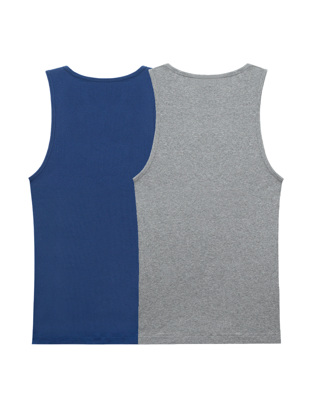 Basic Tank Top Pack Navy & Grey Melange