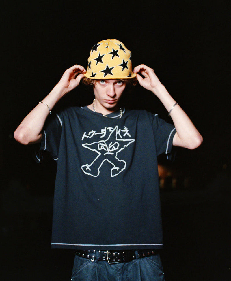 Yellow All-over Stars Beanie