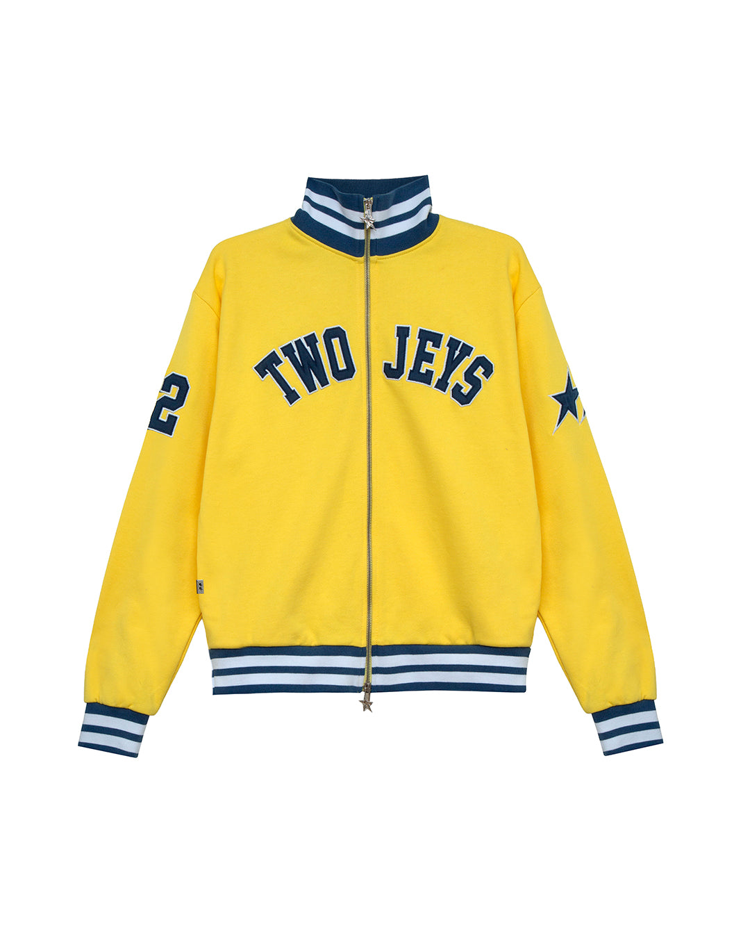 Varsity Full-zip Yellow