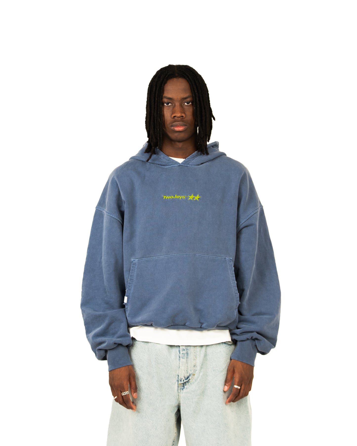 Icon Washed Blue Hoodie