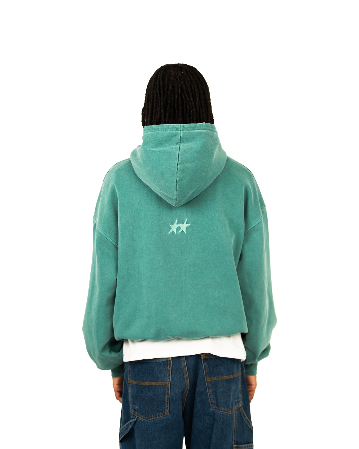 Icon Washed Green Hoodie