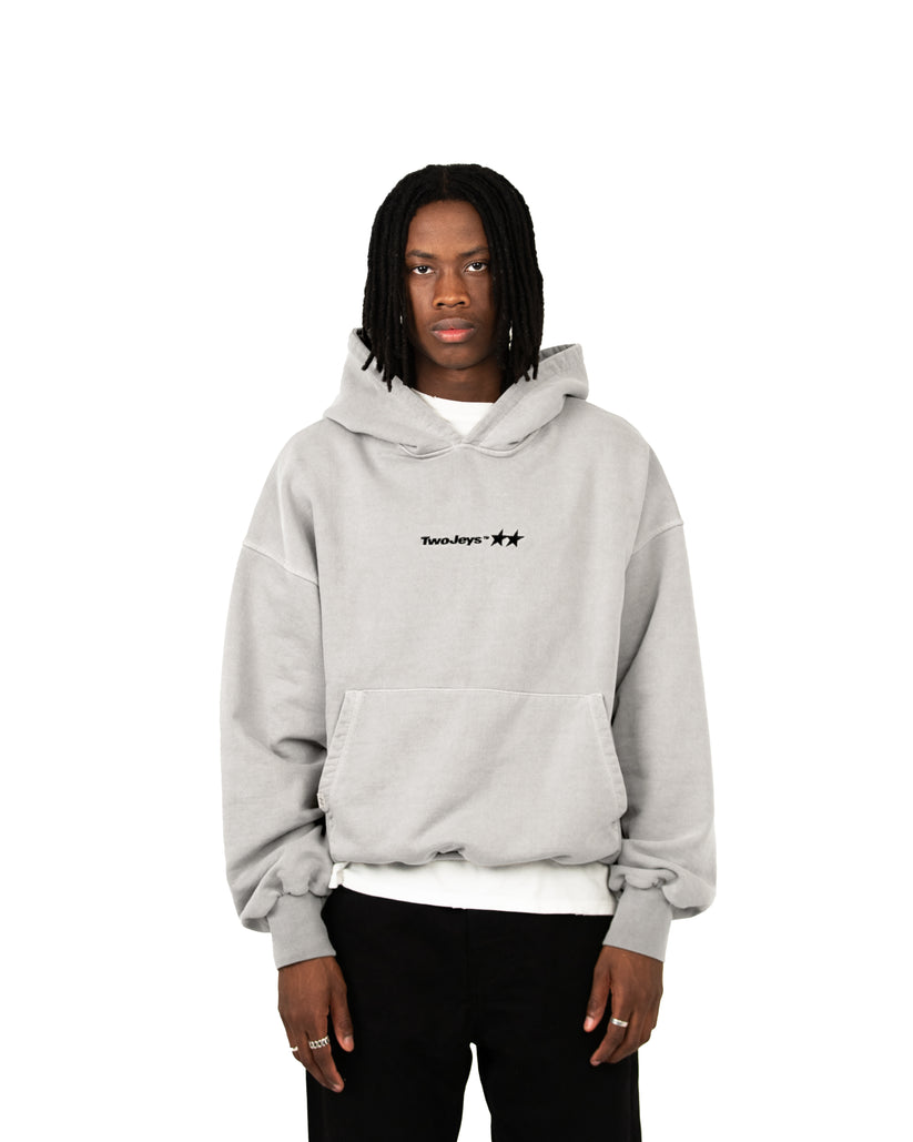 Icon Washed Grey Hoodie – Twojeys