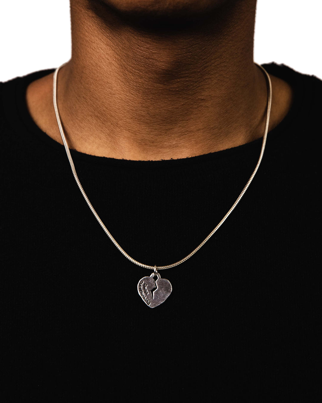 Broken Heart Bali Necklace