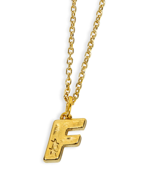 F Necklace oro