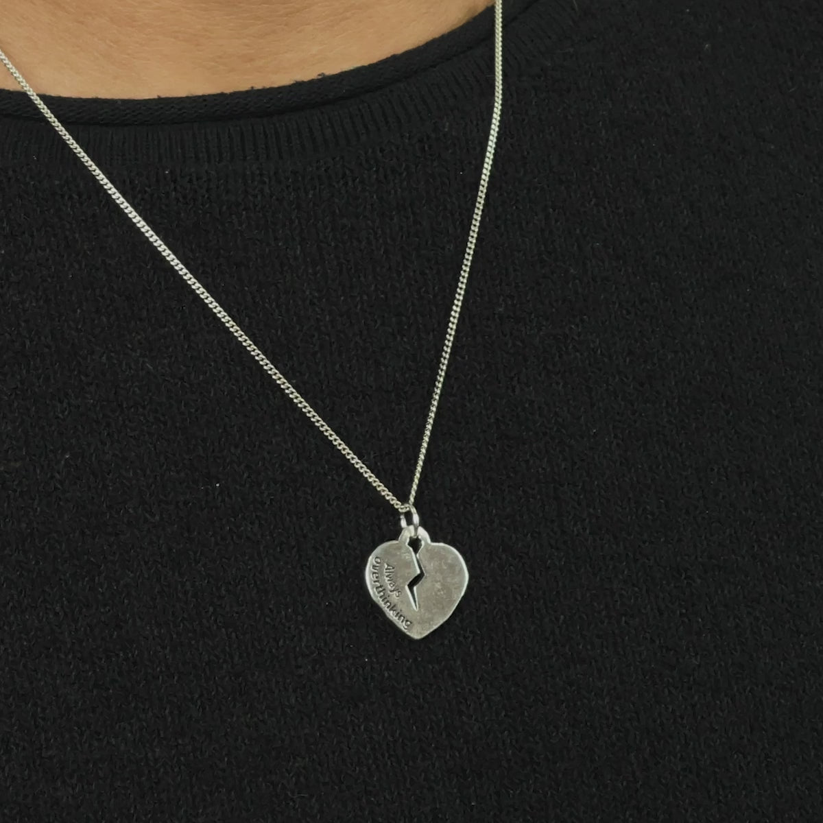 Broken Heart Signature Necklace – Twojeys