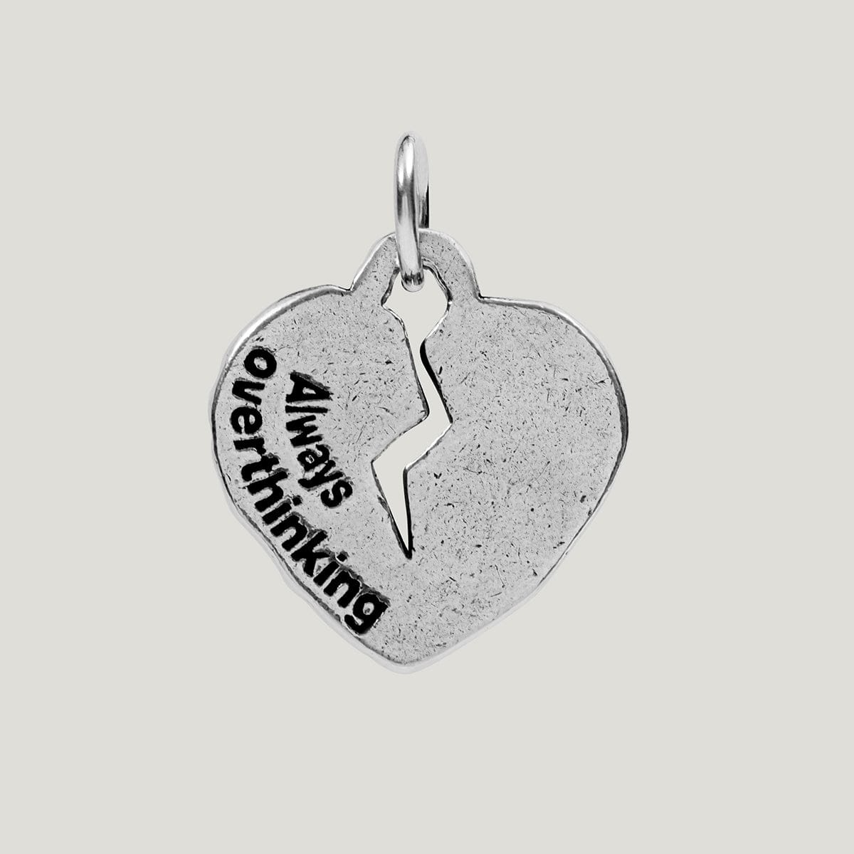 Twojeys pendant only Pendant Only Broken Heart Charm Silver