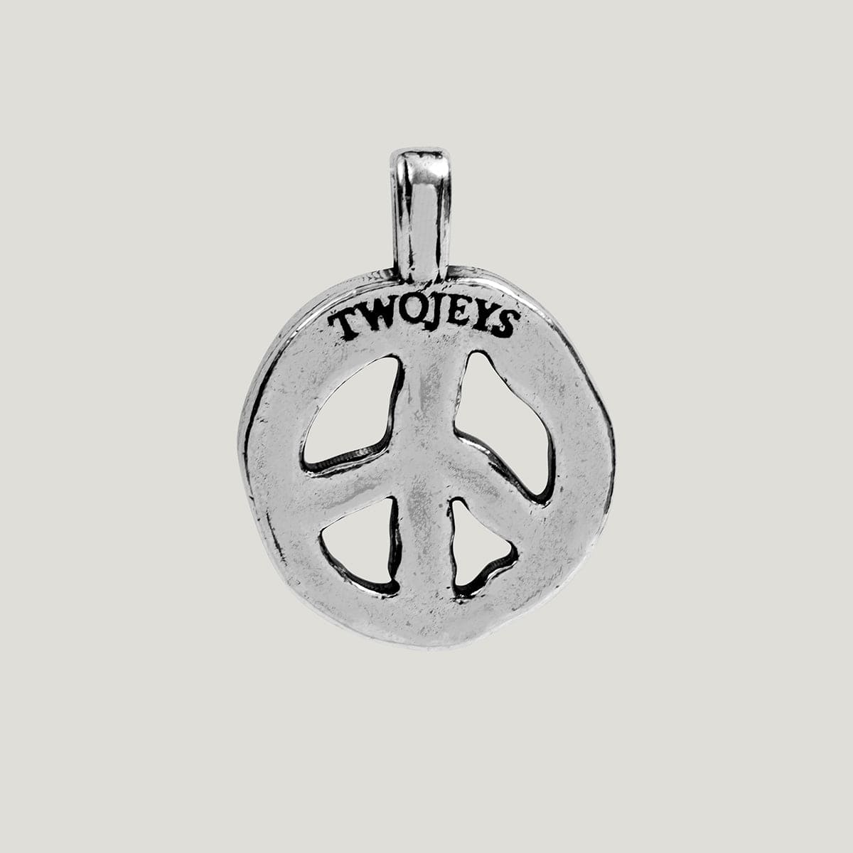 Twojeys pendant only Pendant Only Peace Charm Silver